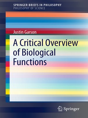 cover image of A Critical Overview of Biological Functions